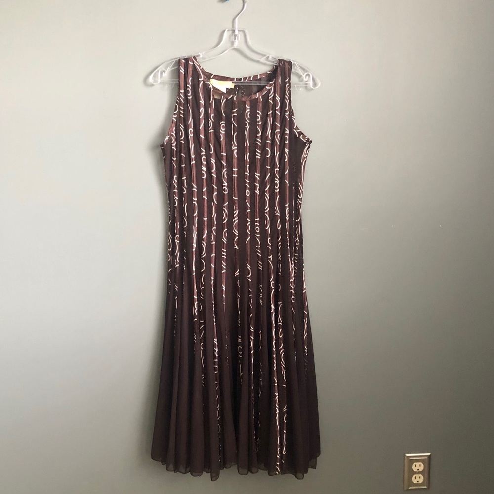 Michael K Designed in Italy Sheer Overlay Dress